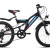 KS Cycling Kinder-Mountainbike FULLY ATB 20'' ZODIAC - schwarz-rot - 31 cm Rahmenhöhe