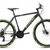 KS Cycling Mountainbike HARDTAIL CRUSHER 26" - schwarz-grün - 51 cm Rahmenhöhe