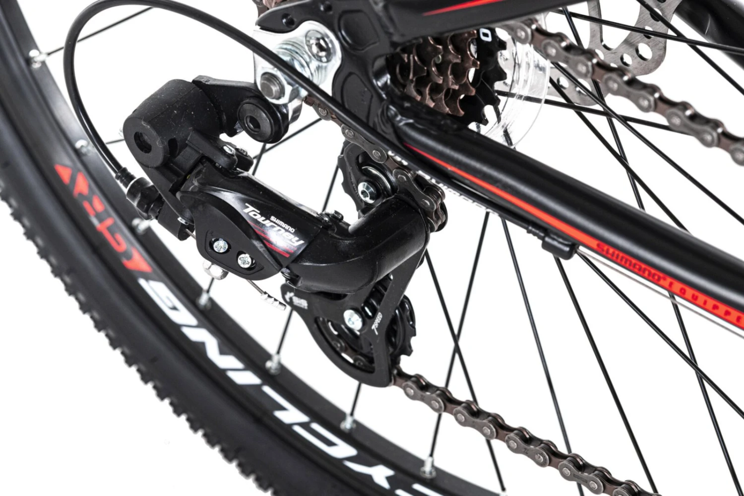 KS Cycling Gravelbike Rennrad Xceed 24'' - schwarz-rot - 36 cm Rahmenhöhe 3 KS Cycling Gravelbike Rennrad Xceed 24'' - schwarz-rot - 36 cm Rahmenhöhe – Bild 3